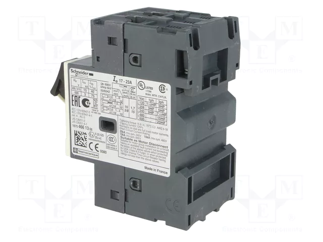 SCHNEIDER ELECTRIC GV2ME21 Interruptor motorizado 9kW 230-690VAC