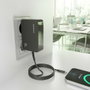 Aisens Cargador GaN 90W PD3.0 USB-C Negro con Cable 1.8m ASCH-1PD90WL034-BK