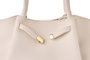 Vince Camuto Bolso de Mano Beige en Piel de Polivinilo Elegante y Duradero