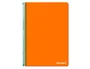 Liderpapel write Cuaderno espiral folio tapa blanda 80 hojas 60gr pauta 2,5 mm con margen color naranja