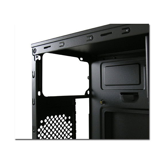 LC-Power 2014MB Caja PC Midi Tower Negra Compatible con micro ATX y Mini-ITX