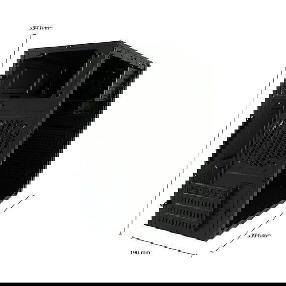 LC-Power 2014MB Caja PC Midi Tower Negra Compatible con micro ATX y Mini-ITX