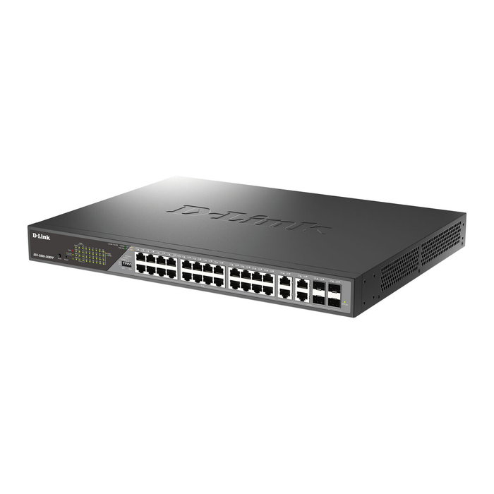 D-Link DSS-200G-28MP Switch Gestionado L2 con 24 Puertos PoE y 4 Puertos Combo SFP D-Link DSS-200G-28MP Switch Gestionado L2 con 24 Puertos PoE y 4 Puertos Combo SFP