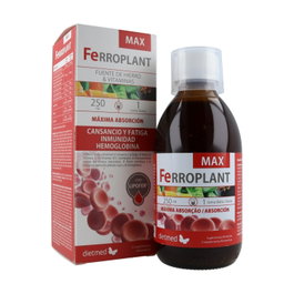 Dietmed Ferroplant 250ml - Hierro con Vitaminas C y B12 para el Sistema Inmunitario y Contra el Cansancio