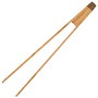 Dangrill Pinzas Salchicha Bbq Bambú Tratadas con Aceite para Coger y Voltear Alimentos Delicadamente Medidas 28x3x4 cm