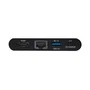 Tripp Lite U444-T6N-H4GUBC Adaptador USB-C a HDMI 4K Multipuerto con Carga PD 100W, USB 3.1, Puerto Gigabit Ethernet, Cable Autoguardado, Negro