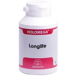 EQUISALUD Holomega Longlife Suplemento Antioxidante y Antienvejecimiento 180 Cápsulas con Té Verde, Resveratrol, Coenzima Q10, Vitamina C, Astrágalo, Gymnema