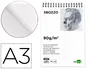 Liderpapel Bloc Dibujo Esbozos Espiral A3 297x420mm 100 Hojas 90gr/m2 Sin Recuadro