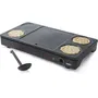 Domo DO8712W Gourmet-Set - Raclette 3 en 1 para 4 personas, 1000W