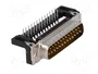 HARTING Conector D-Sub 25 pines macho para PCB 90°