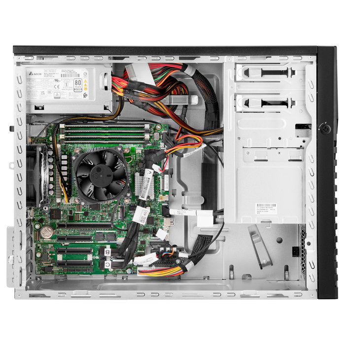 HPE ProLiant ML30 Gen11 Torre Servidor 4U Xeon E-6333P 6 núcleos 3.1GHz 32GB DDR5 960GB SSD SATA MR216i-p RAID 2x1000W