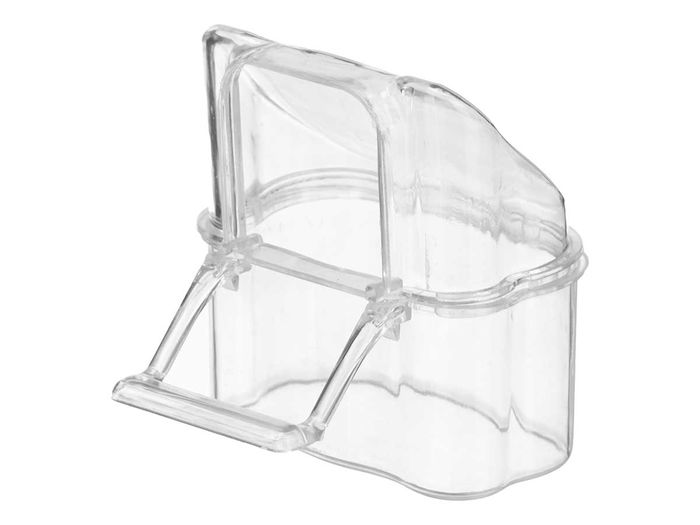 Mascow Set 2 Comederos Rectangulares Transparente Blanco Plástico Accesorios para Jaula 12 x 22 x 6 cm (Set de 24) Mascow Set 2 Comederos Rectangulares Transparente Blanco Plástico Accesorios para Jaula 12 x 22 x 6 cm (Set de 24)