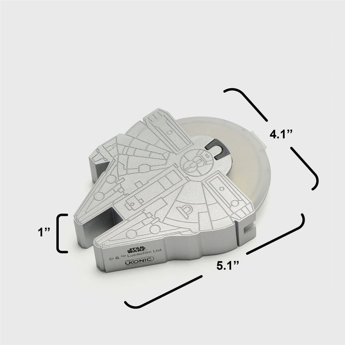 Star Wars cortador de pizza Halcón Milenario