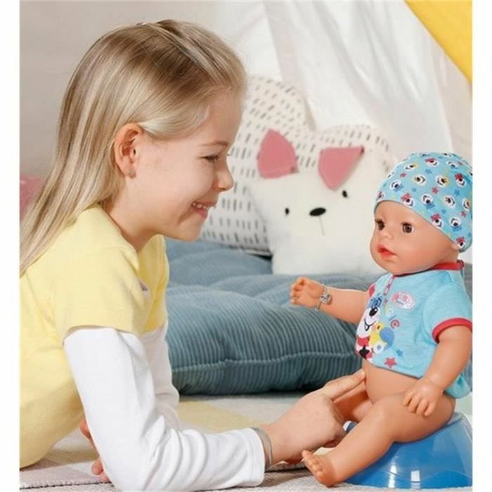Zapf Creation Baby Born Magic Boy 43cm con ojos que se abren y cierran
