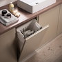 Emuca Cesto de lavandería con sistema de puerta abatible Laundry, módulo 450mm, Plástico y Acero, Blanco