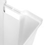 Emuca Cesto de lavandería con sistema de puerta abatible Laundry, módulo 450mm, Plástico y Acero, Blanco