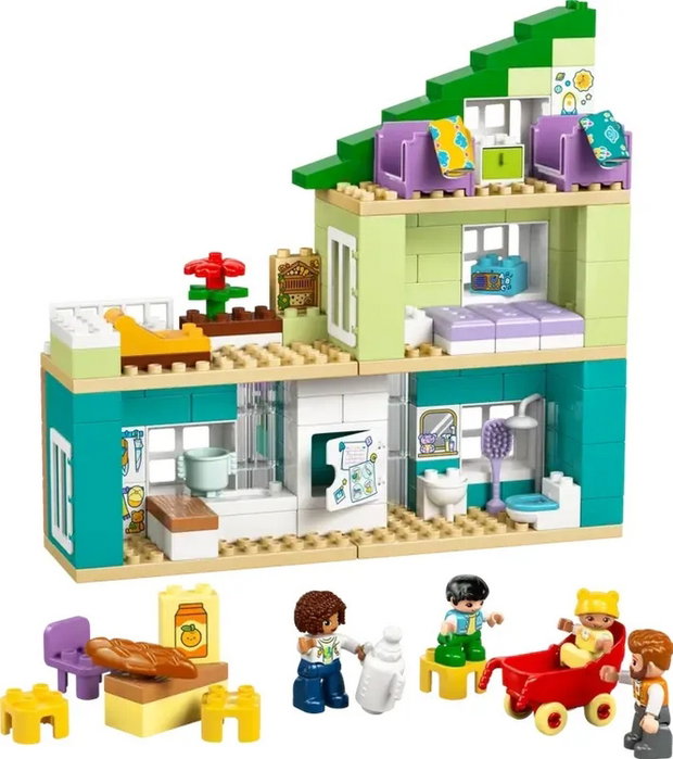 LEGO DUPLO Casa Familiar Moderna 3 en 1 con Figuras