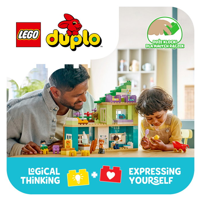 LEGO DUPLO Casa Familiar Moderna 3 en 1 con Figuras 10470 LEGO DUPLO Casa Familiar Moderna 3 en 1 con Figuras 10470