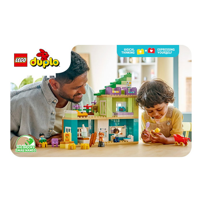 LEGO DUPLO Casa Familiar Moderna 3 en 1 con Figuras