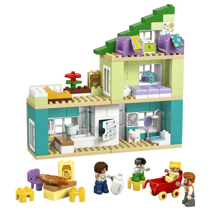LEGO DUPLO Casa Familiar Moderna 3 en 1 con Figuras