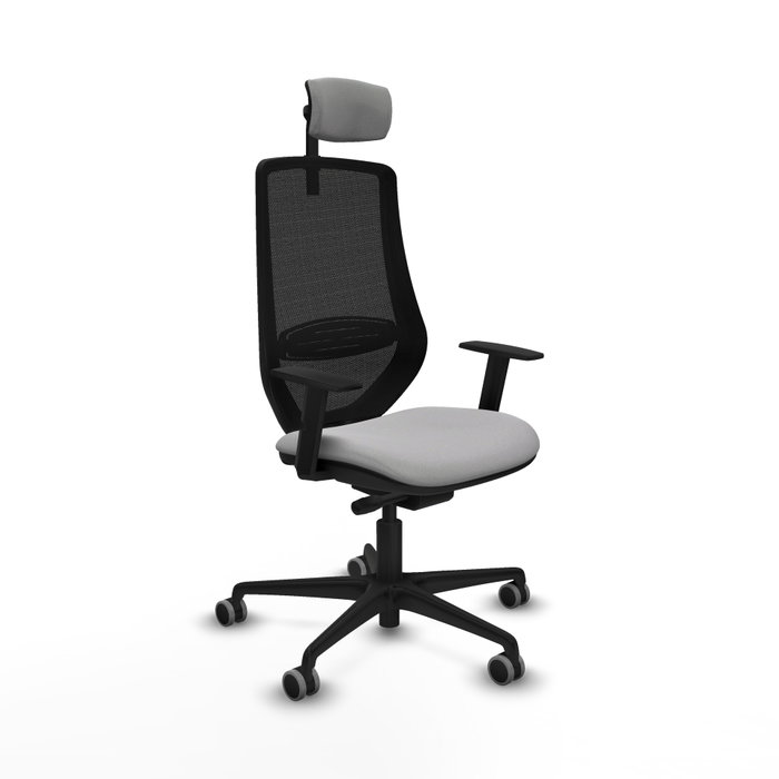 PIQUERAS Y CRESPO Silla de Oficina Mardos Gris Claro y Negro PIQUERAS Y CRESPO Silla de Oficina Mardos Gris Claro y Negro