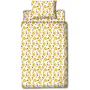 Pokemon Funda Nórdica 140 x 200 cm Pikachu + Funda Almohada 63 x 63 cm + Cojín 30 x 30 cm + Antifaz para Dormir