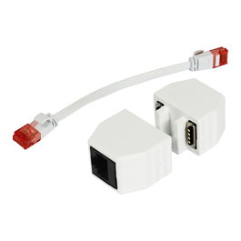 ALLNET ALL-RJ45-MAGNET Acoplador TP-TP CAT6A con Conexión Magnética