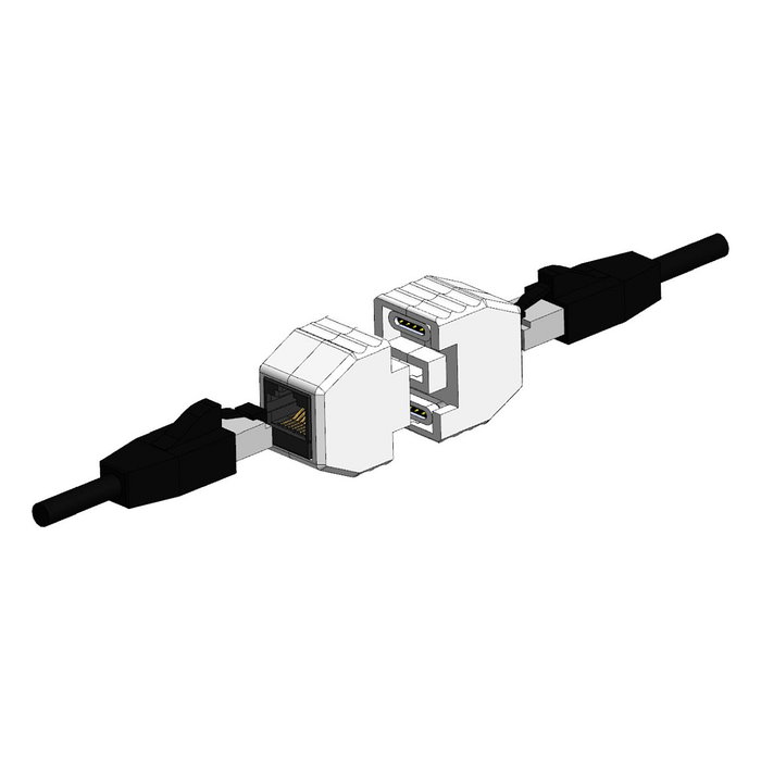 ALLNET ALL-RJ45-MAGNET Acoplador TP-TP CAT6A con Conexión Magnética ALLNET ALL-RJ45-MAGNET Acoplador TP-TP CAT6A con Conexión Magnética