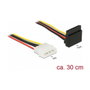DeLOCK 85513 Cable de alimentación interno Molex 4 pines a SATA 15 pines