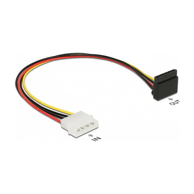 DeLOCK 85513 Cable de alimentación interno Molex 4 pines a SATA 15 pines