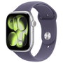 Apple Watch Series 11 GPS + Cellular 46mm Caja de Aluminio Plata con Correa Deportiva Nebelviolett M/L - 64 GB, Always-On Retina, watchOS 11, Resistente al Agua