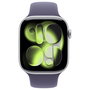 Apple Watch Series 11 GPS + Cellular 46mm Caja de Aluminio Plata con Correa Deportiva Nebelviolett M/L - 64 GB, Always-On Retina, watchOS 11, Resistente al Agua