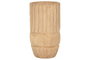 DKD Home Decor Macetero Natural Madera Paulownia 28 x 28 x 50 cm