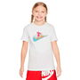 Camiseta de Manga Corta Infantil Nike Sportswear Big Blanco