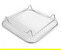 Inde Rejilla para Freidora de Aire Apilable, Cuadrada, 20 cm - Ideal para Cocinar y Horneado (12 Unidades)