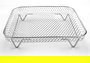Inde Rejilla para Freidora de Aire Apilable, Cuadrada, 20 cm - Ideal para Cocinar y Horneado (12 Unidades)