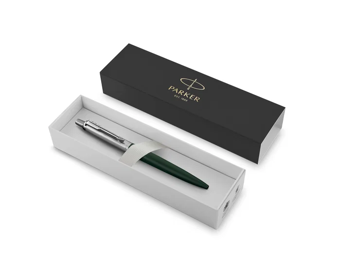 Parker Jotter XL Verde Mate con Tinta Azul y Punta Media