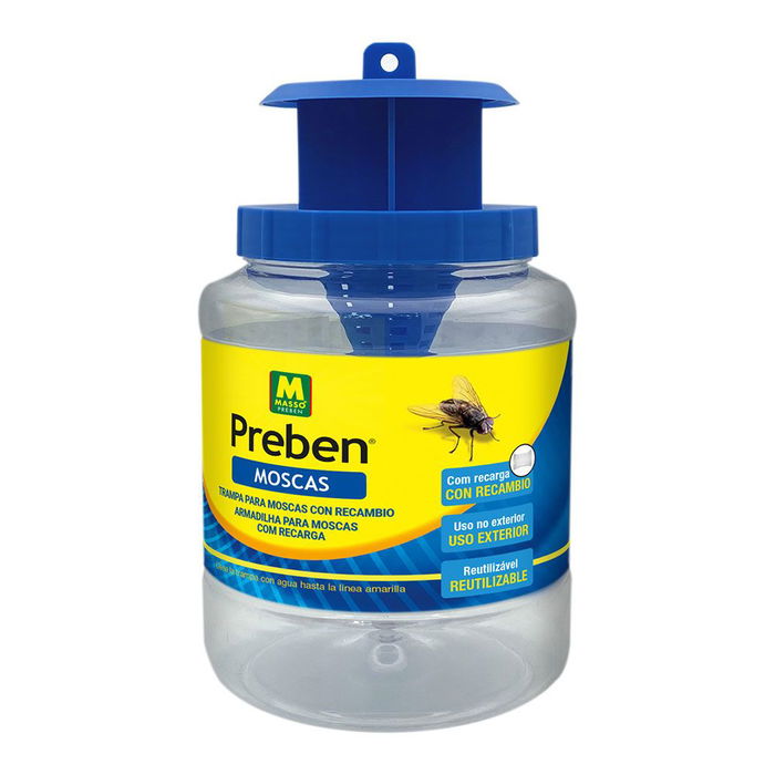 Massó Trampa Moscas Exterior con Recambio Incluido Sin Veneno Massó Trampa Moscas Exterior con Recambio Incluido Sin Veneno