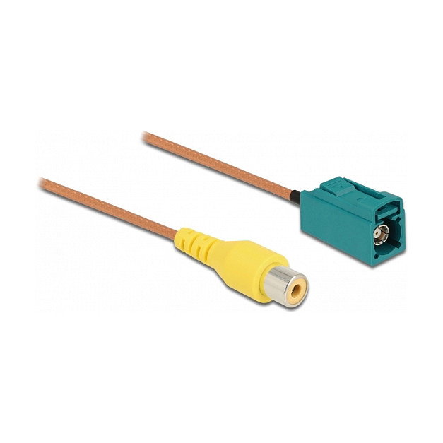 DeLOCK Cable Coaxial FAKRA Z Hembra a RCA Hembra RG-179 32 cm DeLOCK Cable Coaxial FAKRA Z Hembra a RCA Hembra RG-179 32 cm