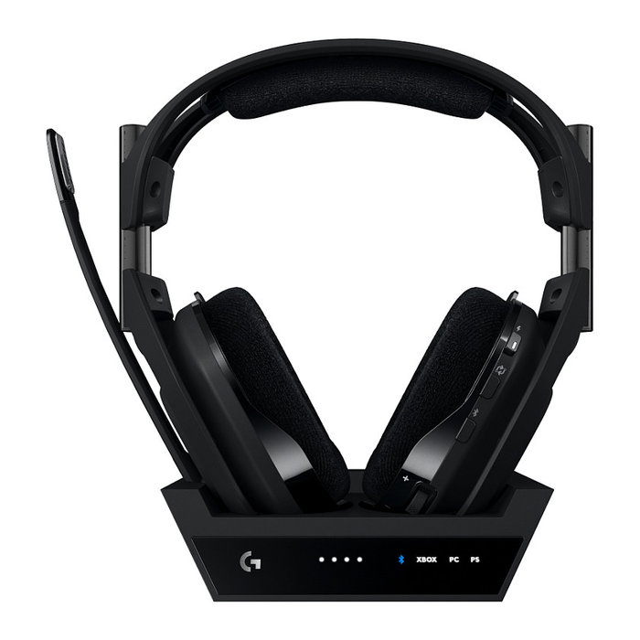 Logitech G A50 X - Auriculares Gaming Inalambricos Diadema (Bluetooth/LIGHTSPEED, 20-20000 Hz, Negro) para PC, Xbox Series X/S, PS4/PS5 con Base de Carga