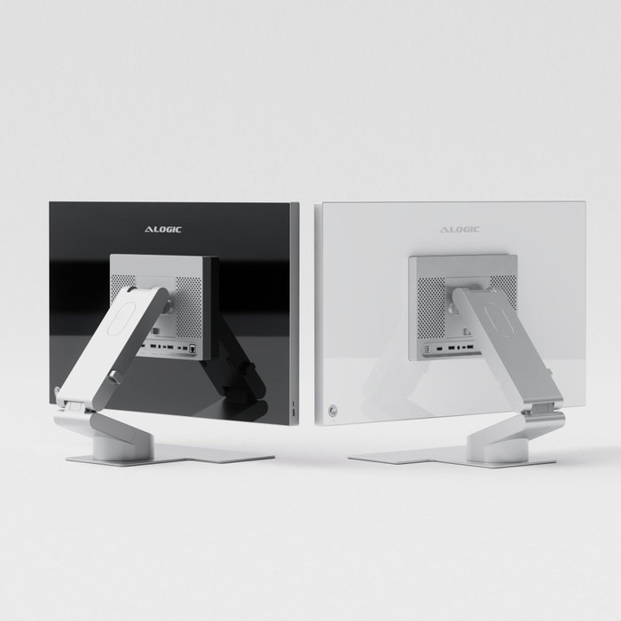 Alogic ASPEKT Fold Stand para Monitor de 32 pulgadas, Plata