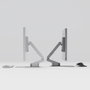 Alogic ASPEKT Fold Stand para Monitor de 32 pulgadas, Plata