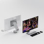 Alogic ASPEKT Fold Stand para Monitor de 32 pulgadas, Plata