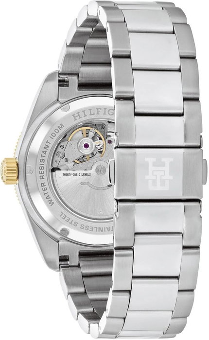 Tommy Hilfiger 1792155 con esfera verde y correa de acero gris Tommy Hilfiger 1792155 con esfera verde y correa de acero gris