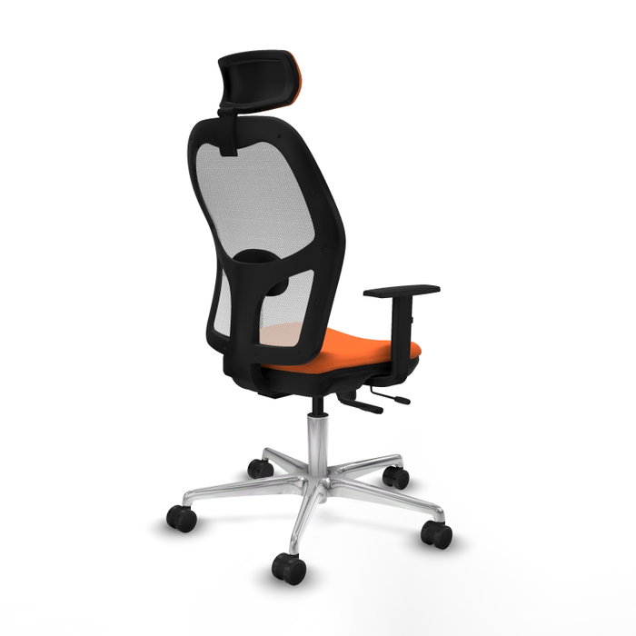 PIQUERAS Y CRESPO Silla de oficina Jorquera Naranja y Blanco