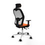 PIQUERAS Y CRESPO Silla de oficina Jorquera Naranja y Blanco