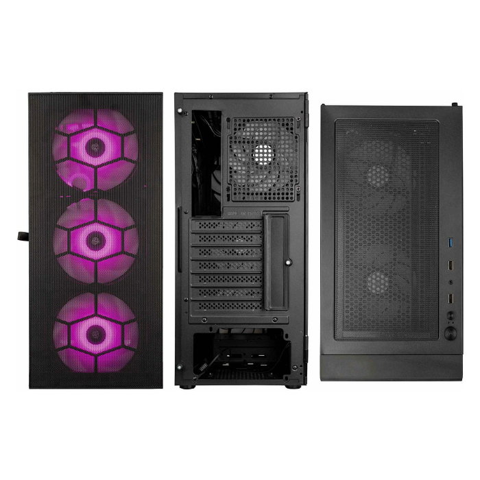 Kolink Observatory HF Mesh ARGB Midi-Tower - schwarz