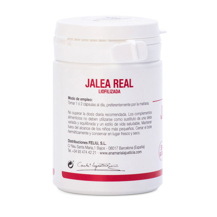 Ana María Lajusticia Jalea Real Liofilizada 60 Cápsulas