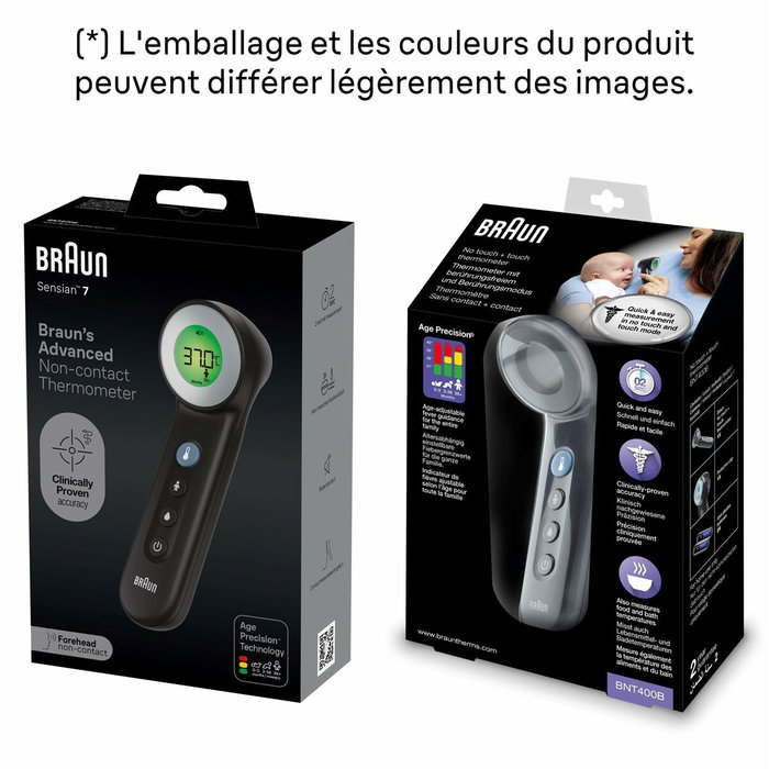 Braun BNT 400 BK Termómetro con sensor remoto Gris Braun BNT 400 BK Termómetro con sensor remoto Gris