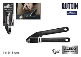 Quttin Prensa Ajos Ss 18 cm x 6.5 cm x 3 cm (12 Unidades)